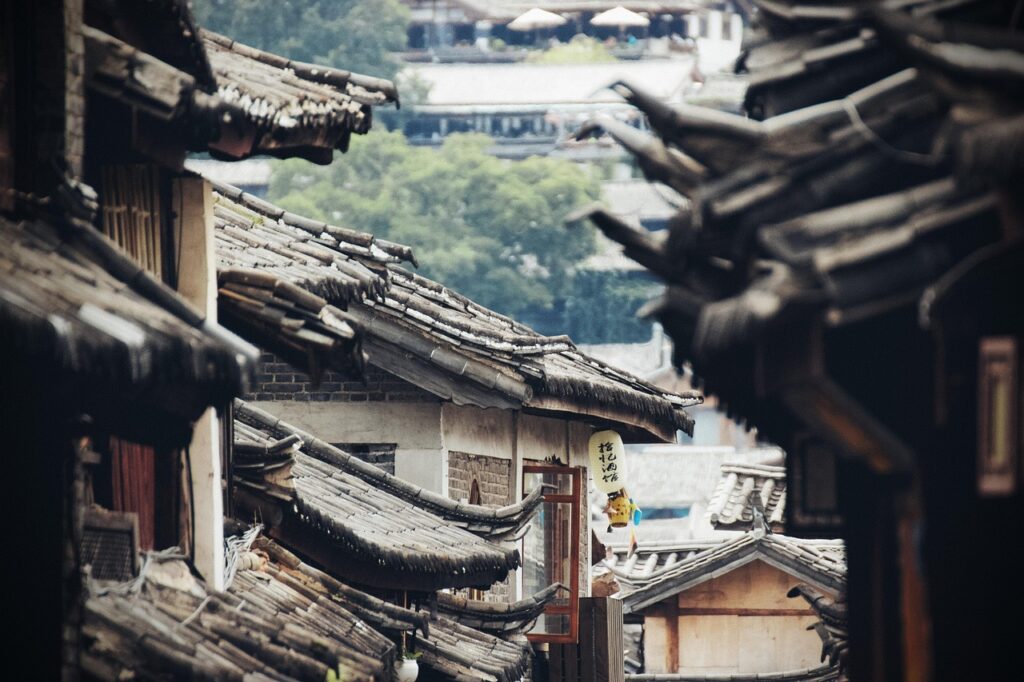 Travel roof, houses, old, china, asia, city, town, china, china, china, china, china